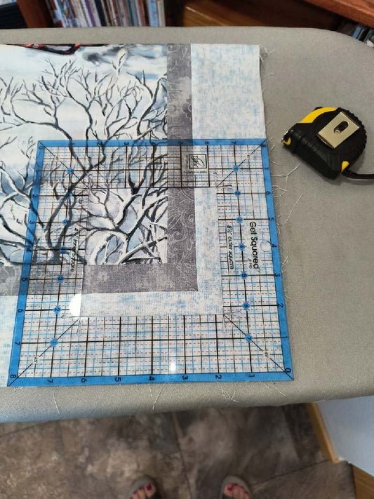 Making a Panel Quilt Part 2: The First Two Borders