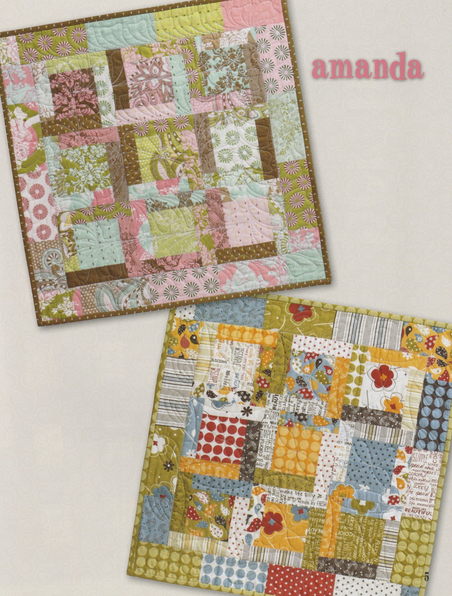 3 Times the Charm By Barbara Grove and Mary Jacobson For Leisure Arts 7 Quilts in 3 Colorways Each, Charm Pack Quilt Patterns