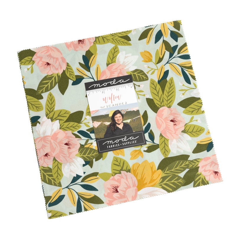 Butterfly Whirl Quilt Kit 84"x84" Featuring Willow Fabric By 1Canoe2 For Moda Includes Top Fabric, Binding & Pattern