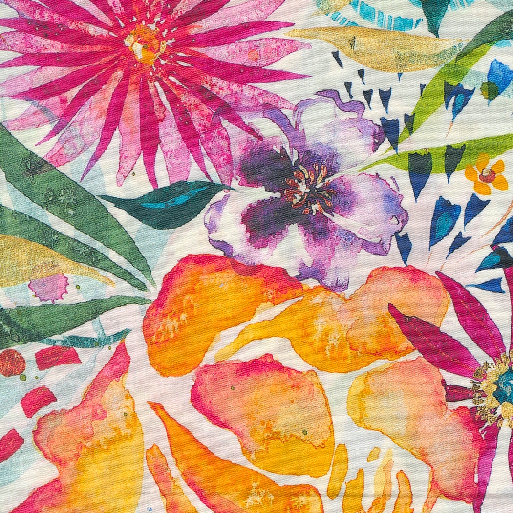 Coming Up Roses 108" Rainbow 108015 11 By Create Joy Project For Moda