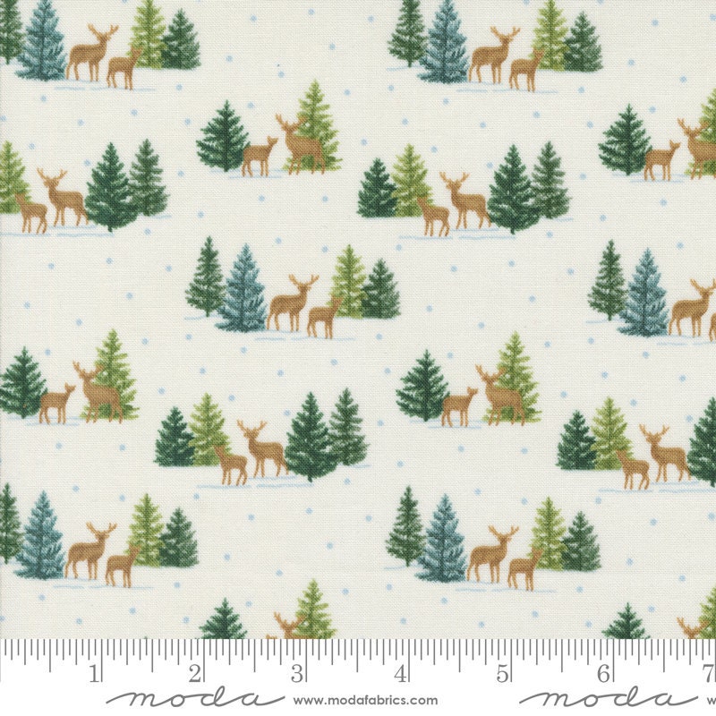 Woodland Winter Snowy White 56095 11 By Deb Strain For Moda