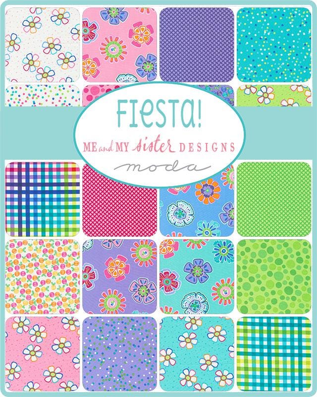 Fiesta Layer Cake 42pcs 22470LC By Me and My Sister Designs For Moda