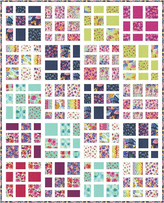 Simply By Design Quilt Pattern 6 Size Options By Happy Quilting