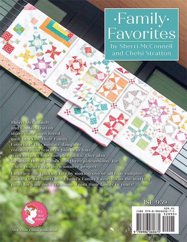 Family Favorites Pattern Book By Sherri and Chelsi of Its Sew Emma 89 Full Color Pages