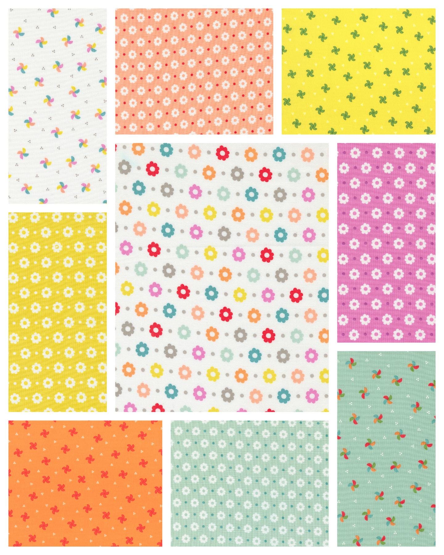 Laguna Sunrise Fat Quarter Bundle 36pcs By Sherri and Chelsi For Moda 37680AB
