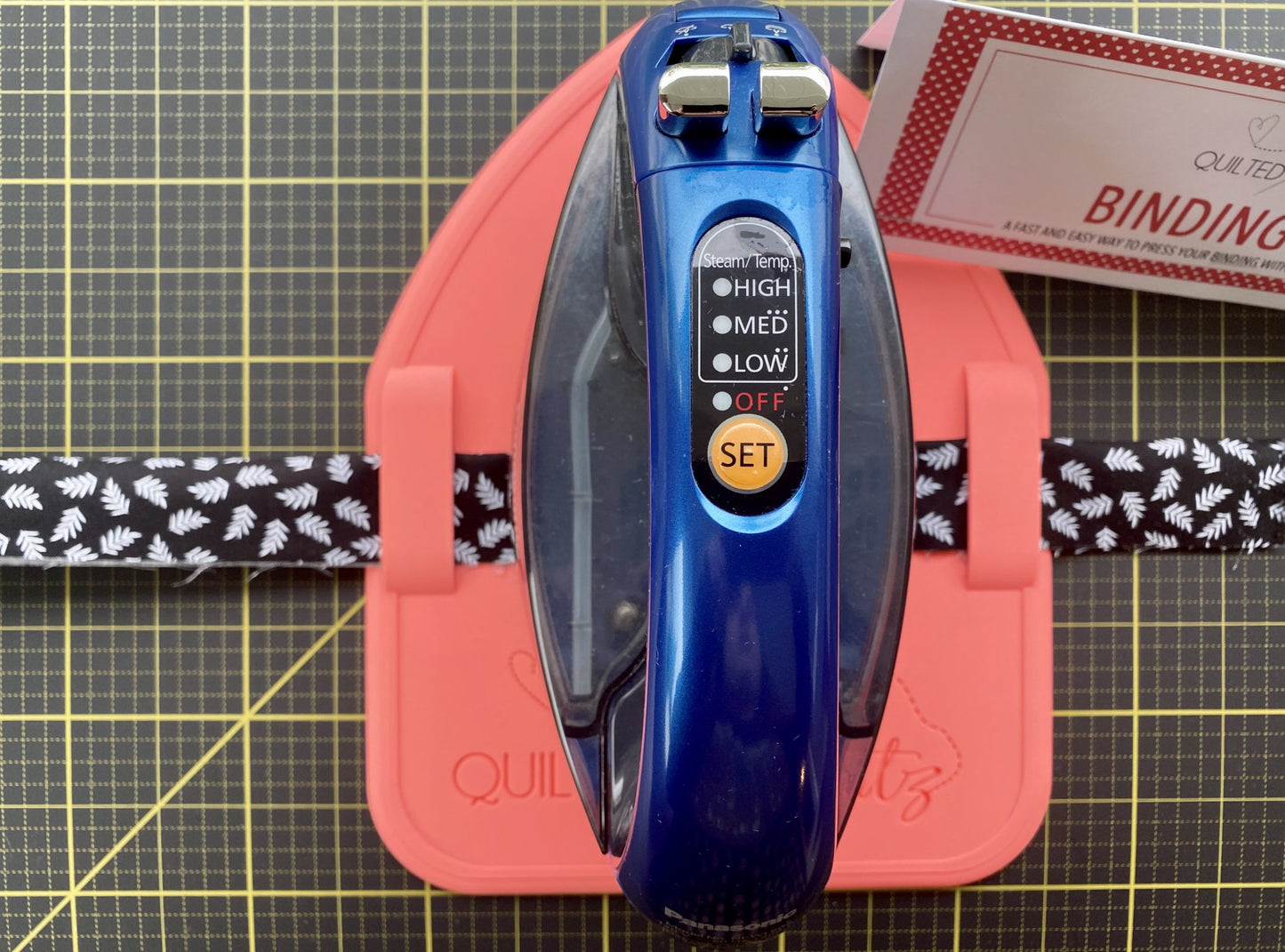 Binding Eaze Coral By Quilted Heartz