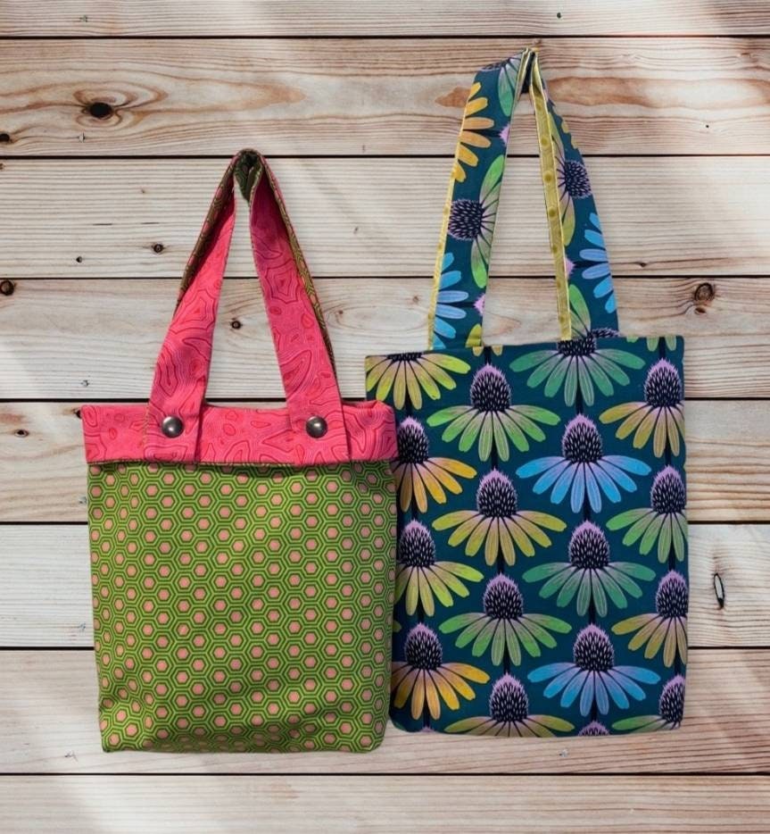 Smart Bag Includes Instructions and Interfacing for 2 Bags Fat Quarter Friendly By Quilt Smart
