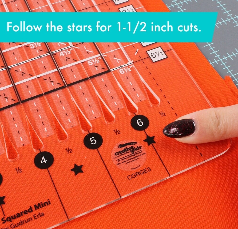 Stripology Mini Ruler By Creative Grids Ruler Size 8.5"x12.5"