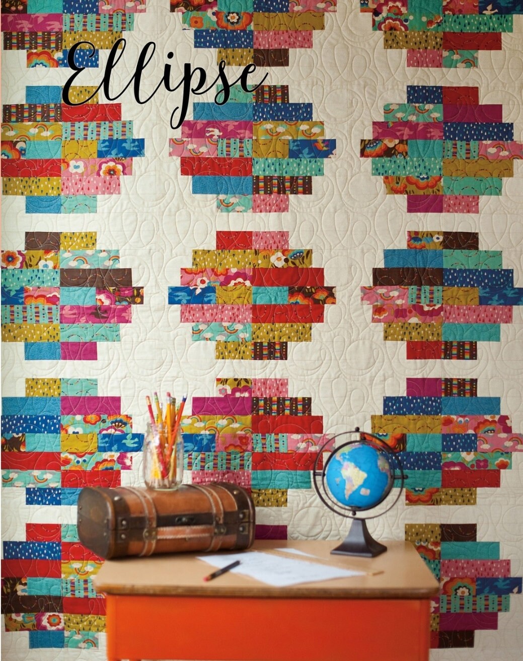 Stripology Squared Quilt Pattern Book By Erica Gudrun For G. E. Design - 10 Quilt Patterns