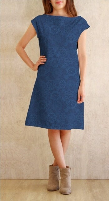 True Blue Lace In Bloom Celestial 44/45" By Maureen Cracknell For AGF Studio TBL89513
