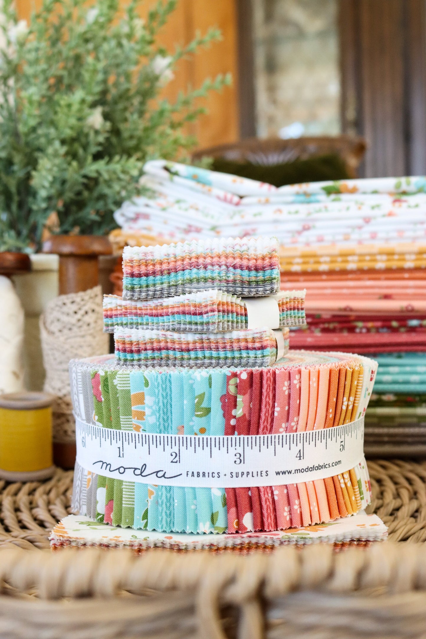 Bountiful Blooms Jelly Roll (2.5" Strips) By Sherri and Chelsi For Moda 40pcs 37660JR