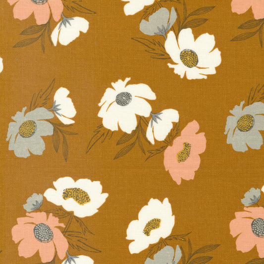 Woodland Wildflowers Caramel 45582 22 By Fancy That Design House For Moda