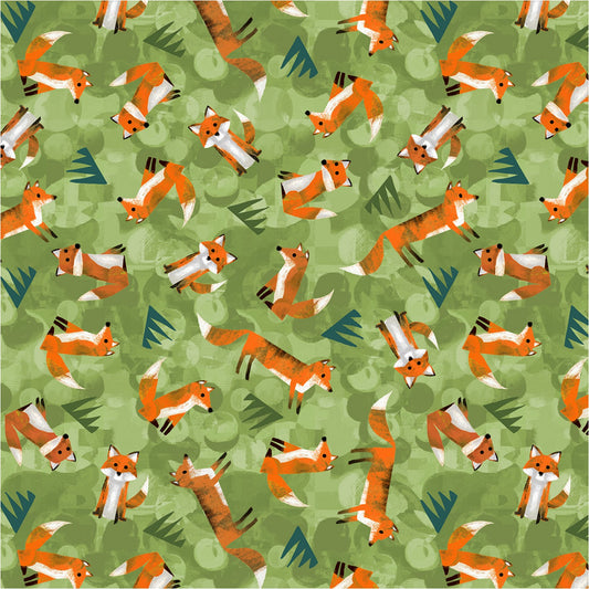 Wild North Forest Leaf Wild Foxes By Lucas Gareth For Windham