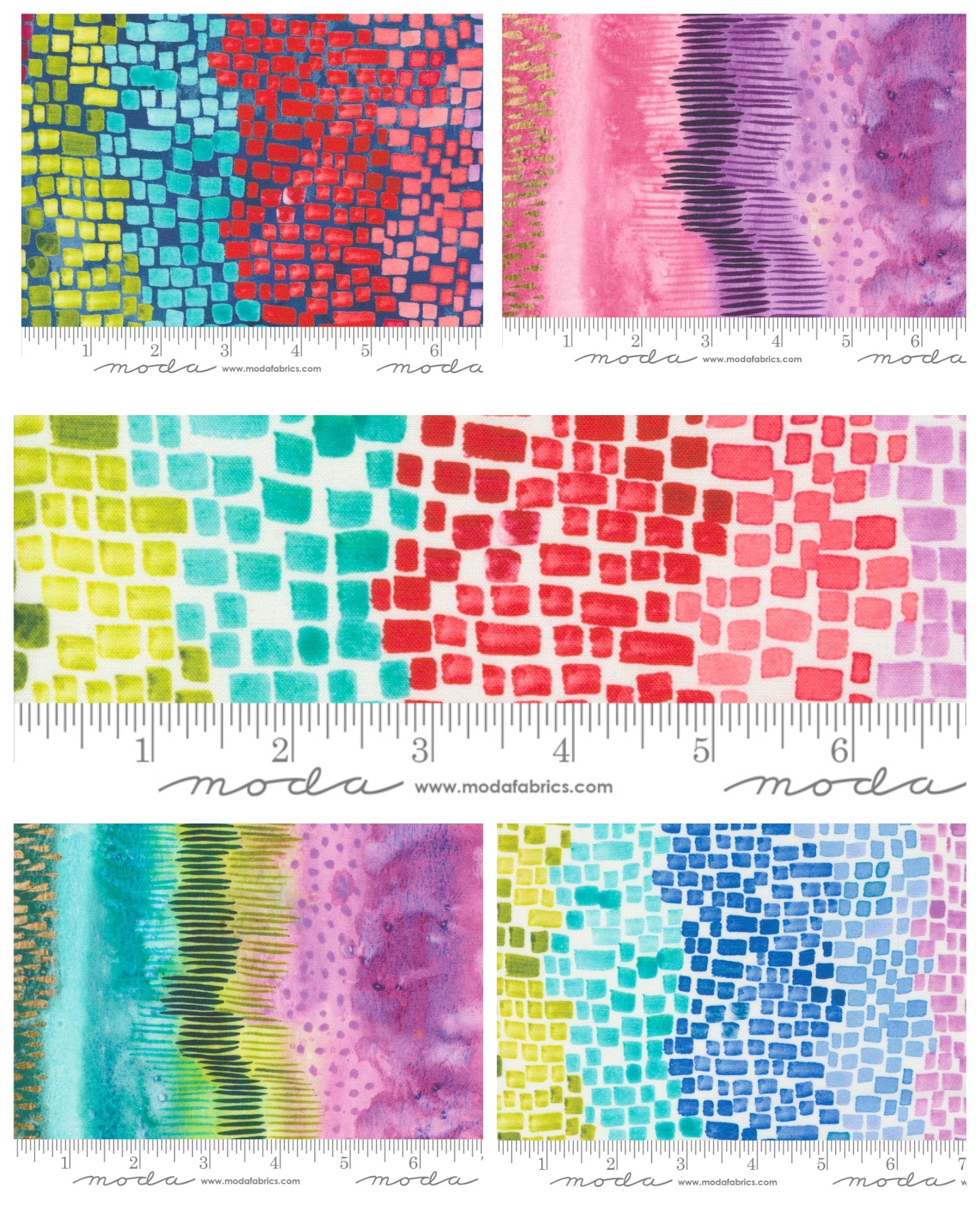 Coming Up Roses Fat Quarter Bundle 34pcs By Create Joy Project For Moda 39780AB