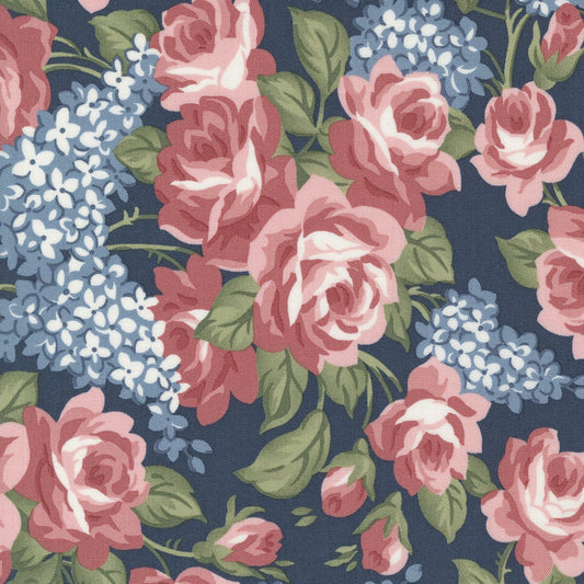 Sunnyside Rosy Navy By Camille Roskelley For Moda