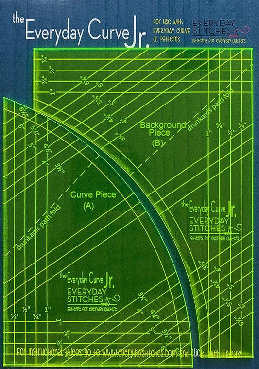 The Everyday Curve Junior Templates ES 534CJR By Everyday Stitches, Curve Templates, Modern Templates