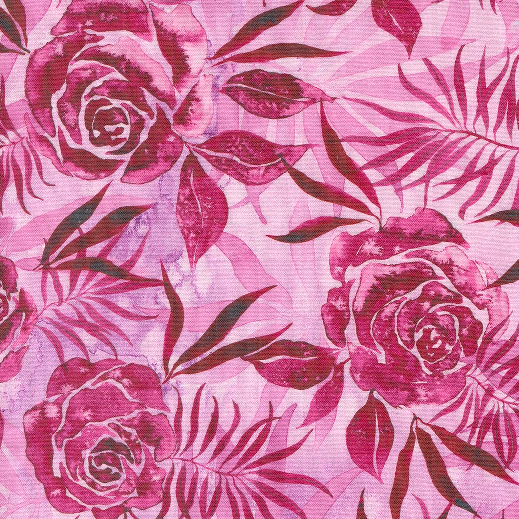 Coming Up Roses Magenta 39783 18 By Create Joy Project For Moda