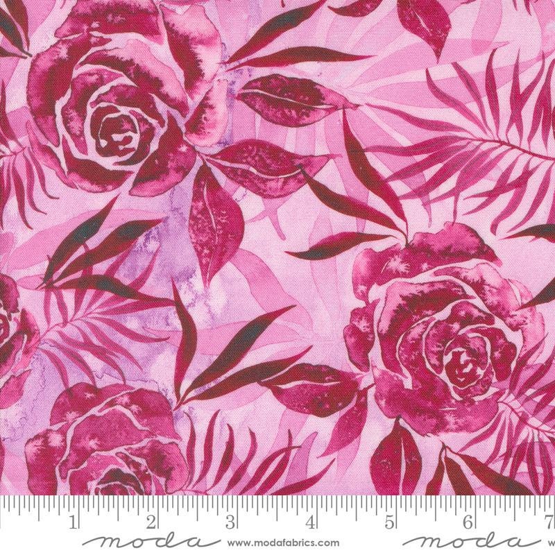 Coming Up Roses Magenta 39783 18 By Create Joy Project For Moda