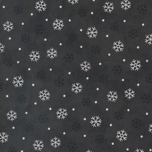 Woodland Winter Charcoal Black 56097 17 By Deb Strain For Moda