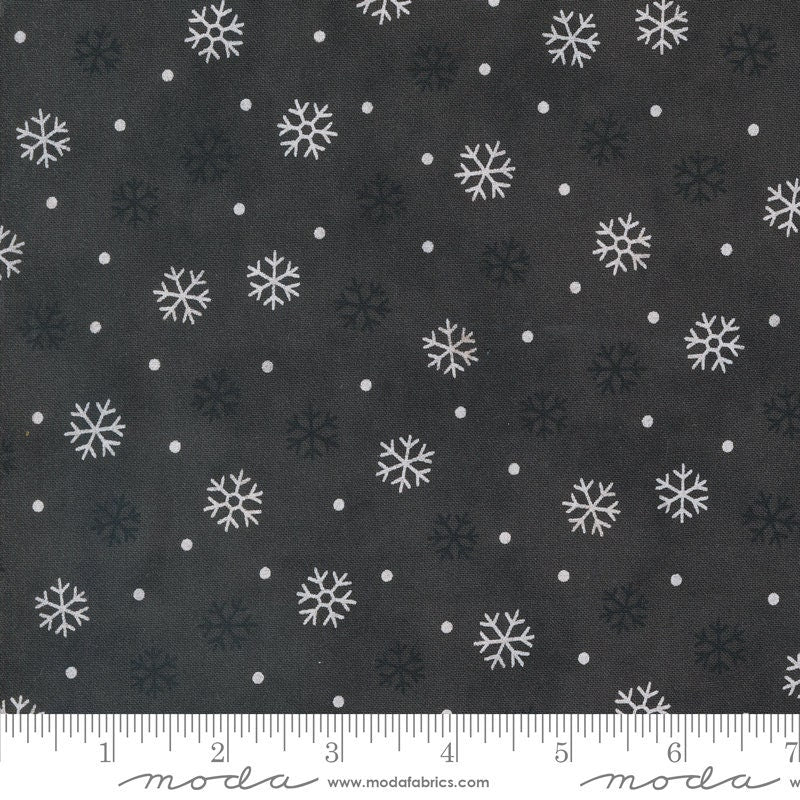 Woodland Winter Charcoal Black 56097 17 By Deb Strain For Moda