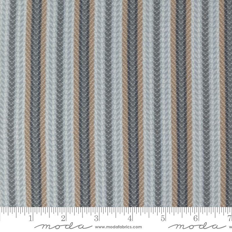 Farmhouse Flannel III Pewter 49275 14F By Primative Gatherings For Moda