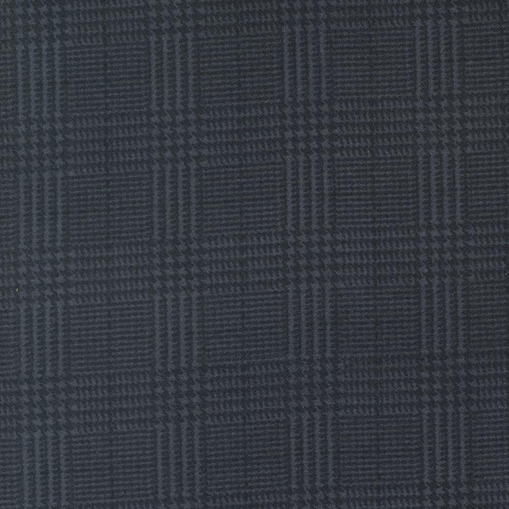 Farmhouse Flannel III Black Top Road 49277 16F By Primative Gatherings For Moda, Flannel Fabric, Plaid Fabric, Black, Gray