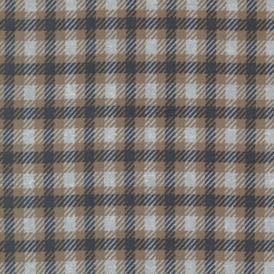 Farmhouse Flannel III Pewter 49273 14F By Primative Gatherings For Moda