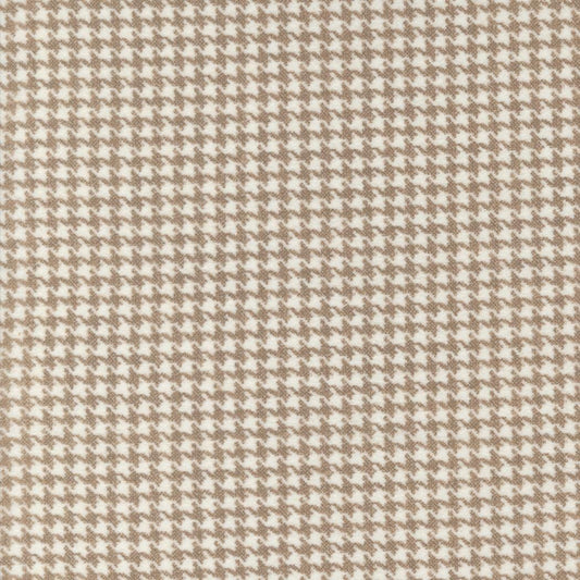 Farmhouse Flannel III Cocoa 49276 13F By Primative Gatherings For Moda, Flannel Fabric, Houndstooth Fabric, Fabric, Tan