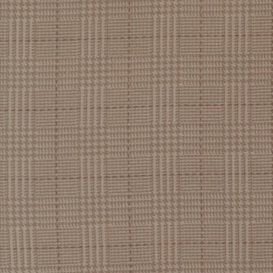 Farmhouse Flannel III Cocoa 49277 13F By Primative Gatherings For Moda, Flannel Fabric, Plaid Fabric, Fabric, Tan