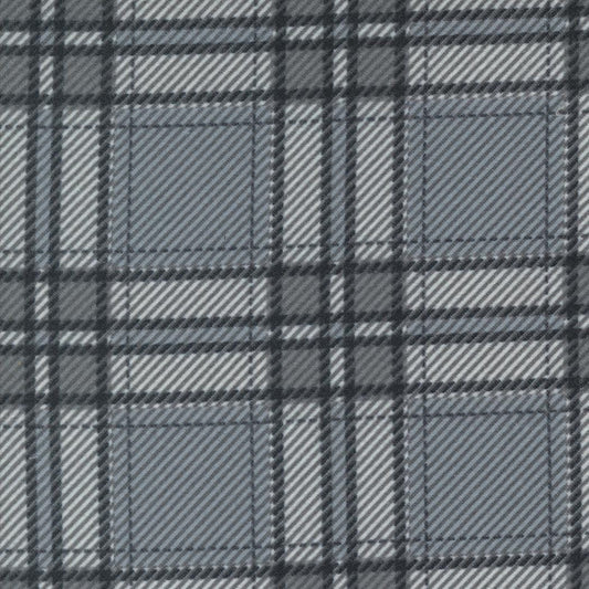 Farmhouse Flannel III Pewter 49278 14F By Primative Gatherings For Moda