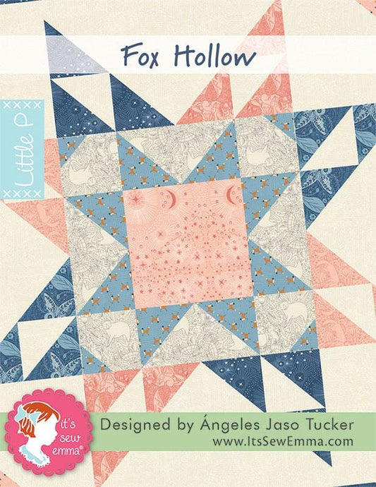 Fox Hollow Quilt Pattern 52.5"x52.5" ISE-533 by It's Sew Emma