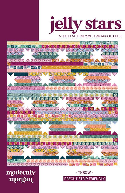 Jelly Stars Quilt Pattern 64"x72" by Modernly Morgan