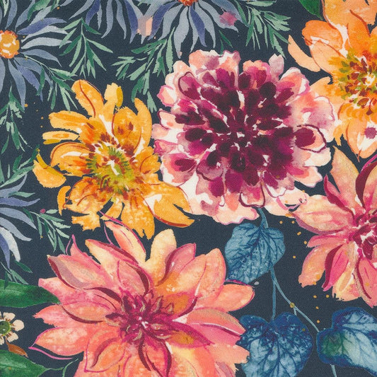 Floribunda Midnight 39800 12 By Create Joy Project For Moda