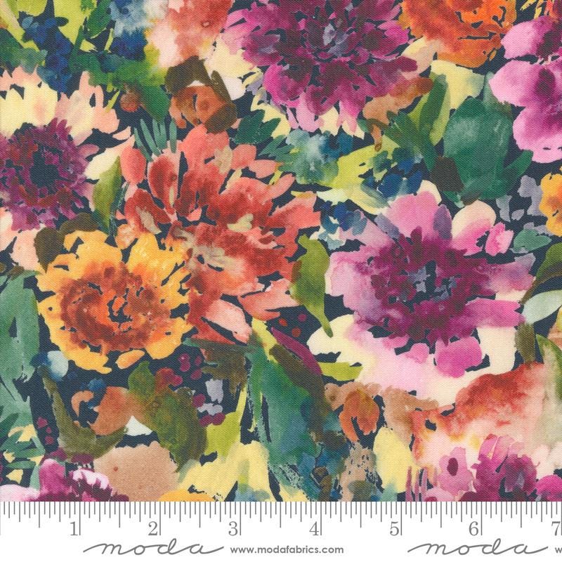 Floribunda Midnight 39803 12 By Create Joy Project For Moda