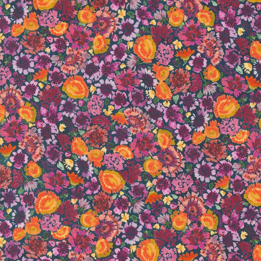 Floribunda Midnight 39809 12 By Create Joy Project For Moda