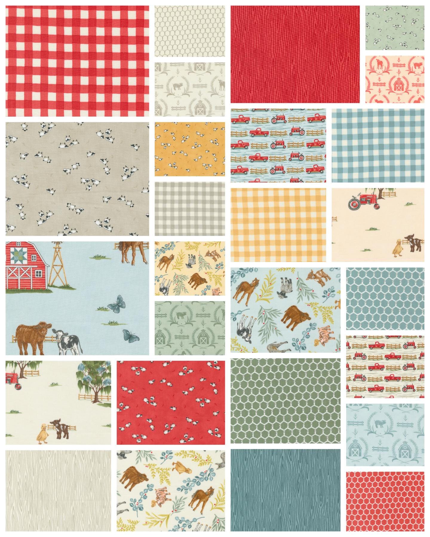 Willows Farm Charm Pack 42pcs By Deb Strain For Moda