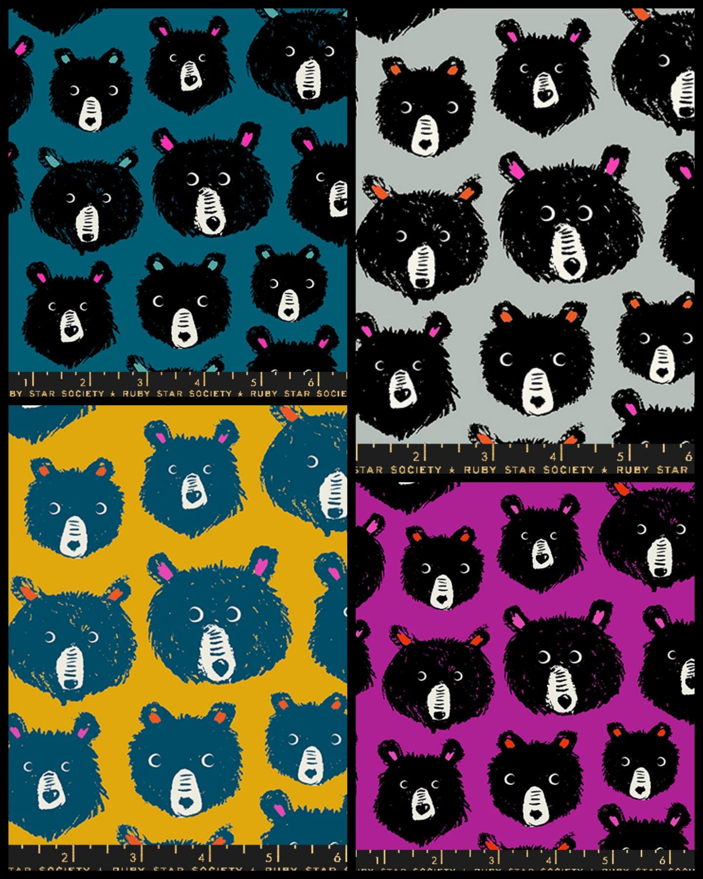 Teddy And The Bears 1 Yard Bundle 21pcs By Sarah Watts For Ruby Star Society