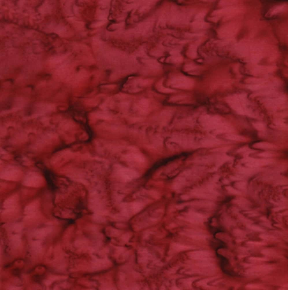 Lava Solids Merlot Batik Fabric From Anthology Fabrics 100Q-1482