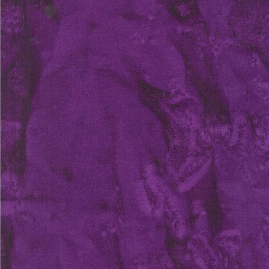 Lava Solids Royalty Purple Batik Fabric 100Q-1517From Anthology Fabrics