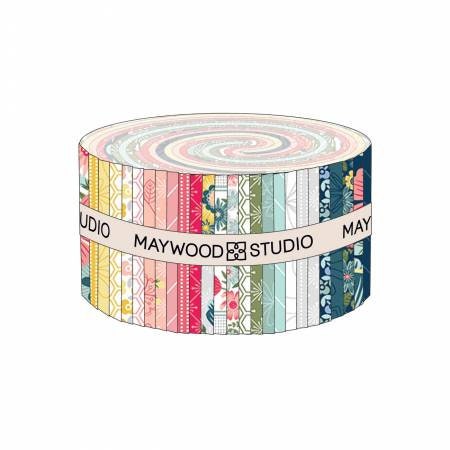 Vintage Flora Rolie Polie 2.5" Strips (Jelly Roll) 40pcs By Kimberbell for Maywood Studio