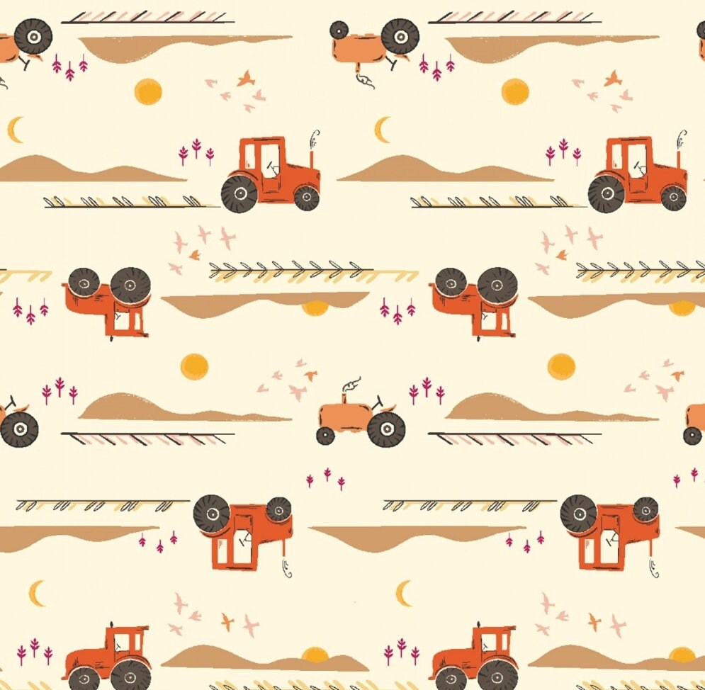 Day On A Farm Harvest Time Haystack By RJR Fabric