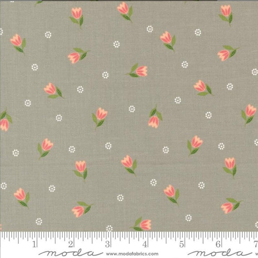 Bountiful Blooms Stone 37662 20 By Sherri & Chelsi For Moda