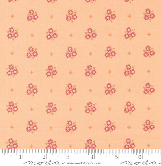 Bountiful Blooms Peach 37663 13 By Sherri & Chelsi For Moda