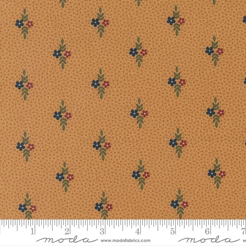 Fluttering Leaves Golden Oak 9733 12 By Kansas Troubles For Moda