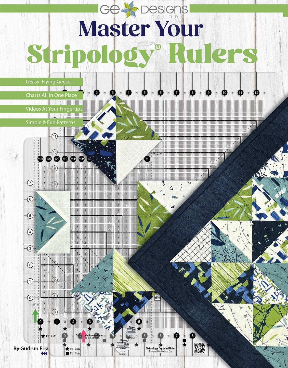 Master Your Stripology Rulers GE-517 By Erla Gudrun For G E Designs