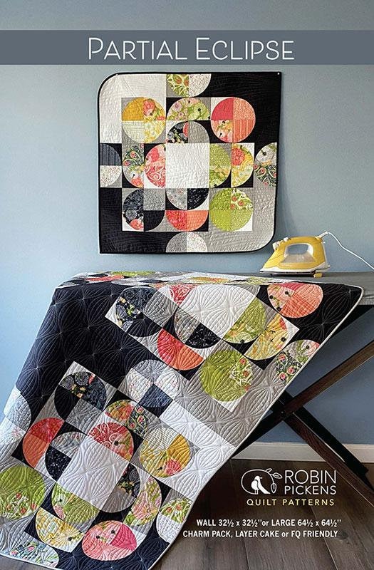 Partial Eclipse Quilt Pattern by Robin Pickens Quilt Patterns 2 Size Options RPQP PE155